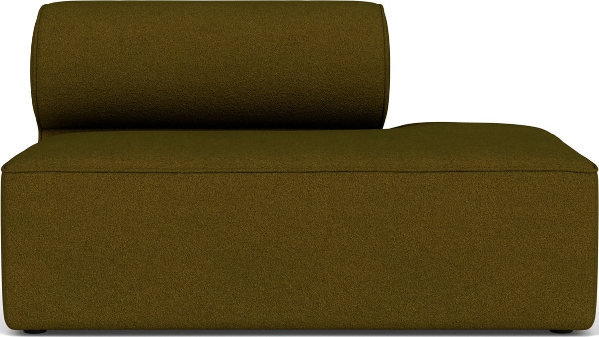 Zakończenie prawostronne sofy modułowej Eave 86 x 129 cm ciemnozielone