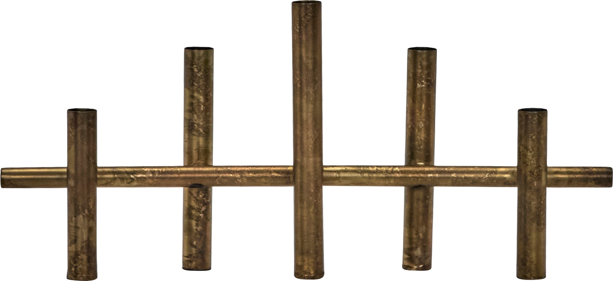 Świecznik HDMaxi45 antyczny mosiądz