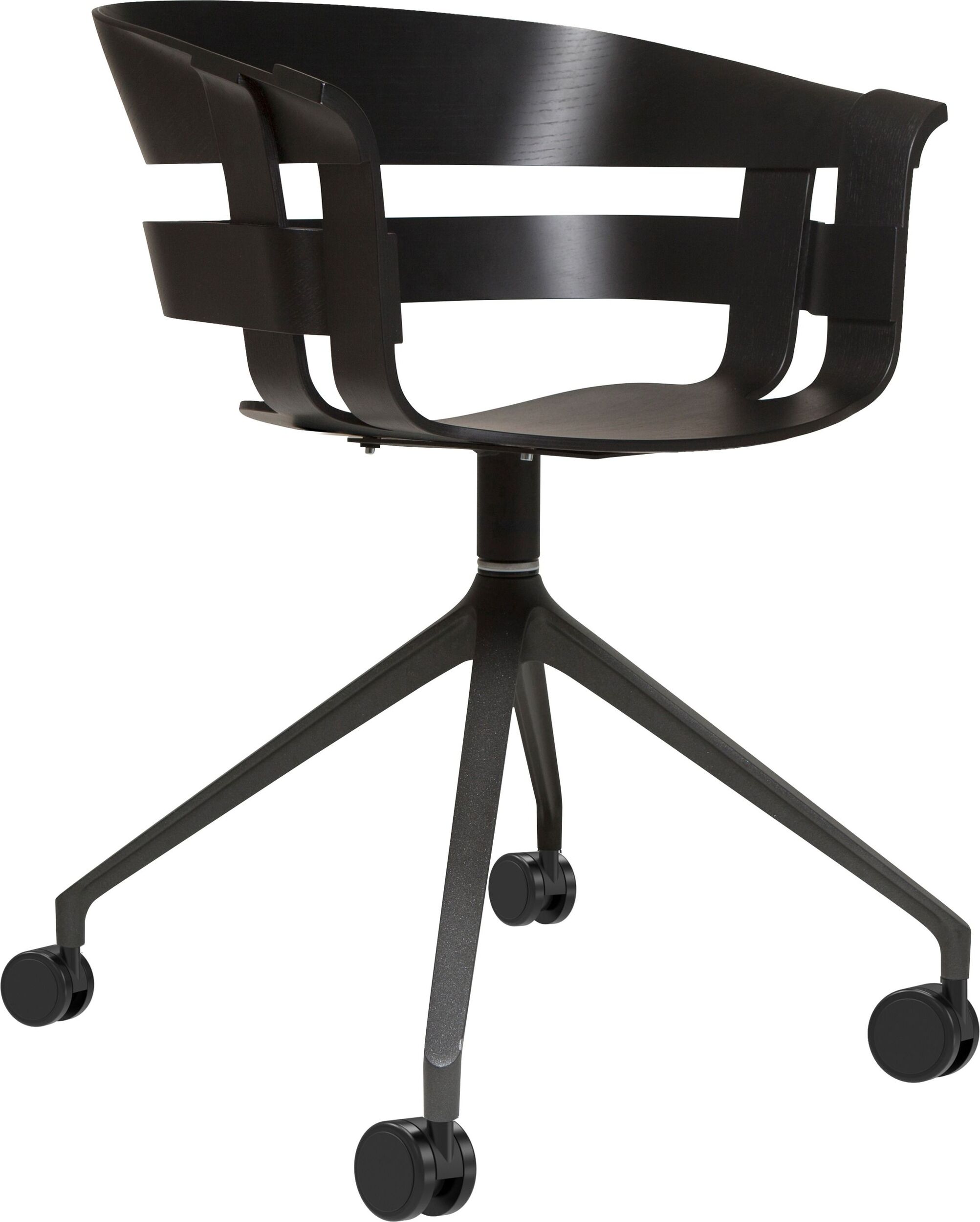 Krzesło na kółkach Wick czarne