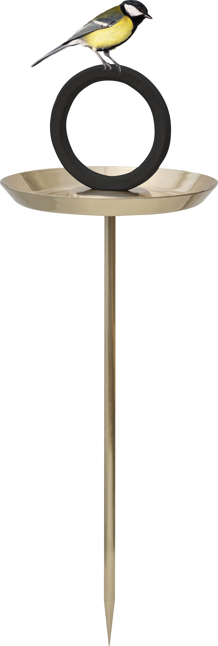 Poidełko dla ptaków Round Up złote