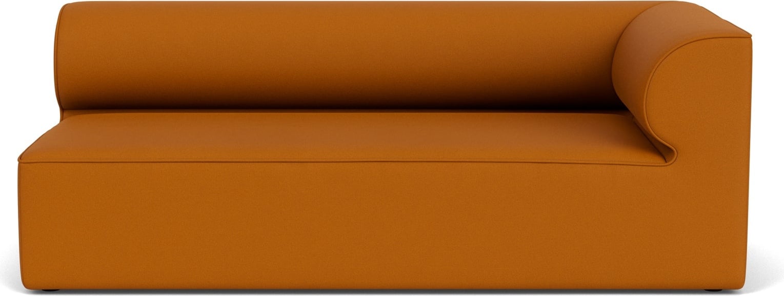 Narożnik prawostronny sofy modułowej Eave 96 x 192 cm ciemnopomarańczowy