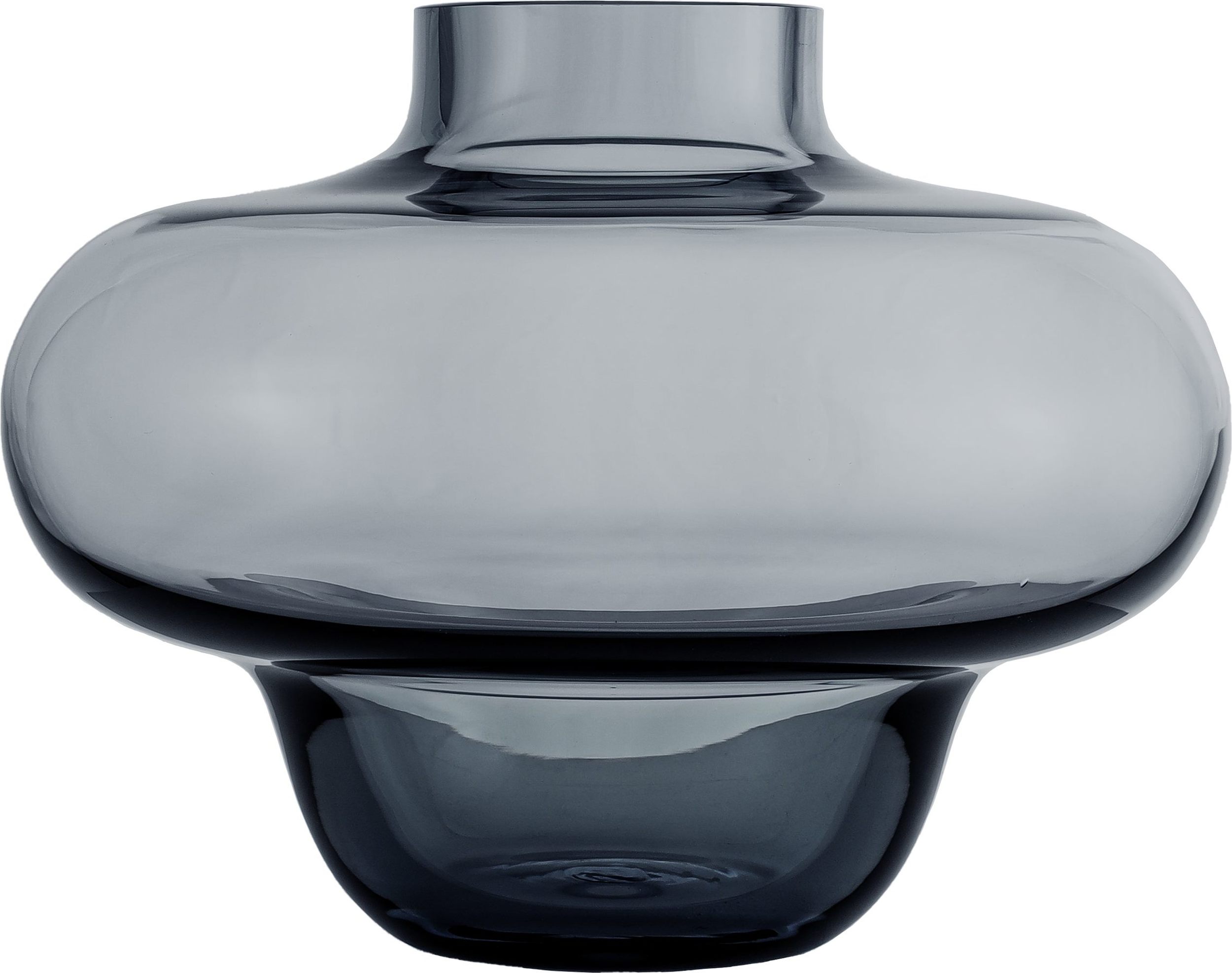 Wazon Kappa 16 cm niebieski szklany