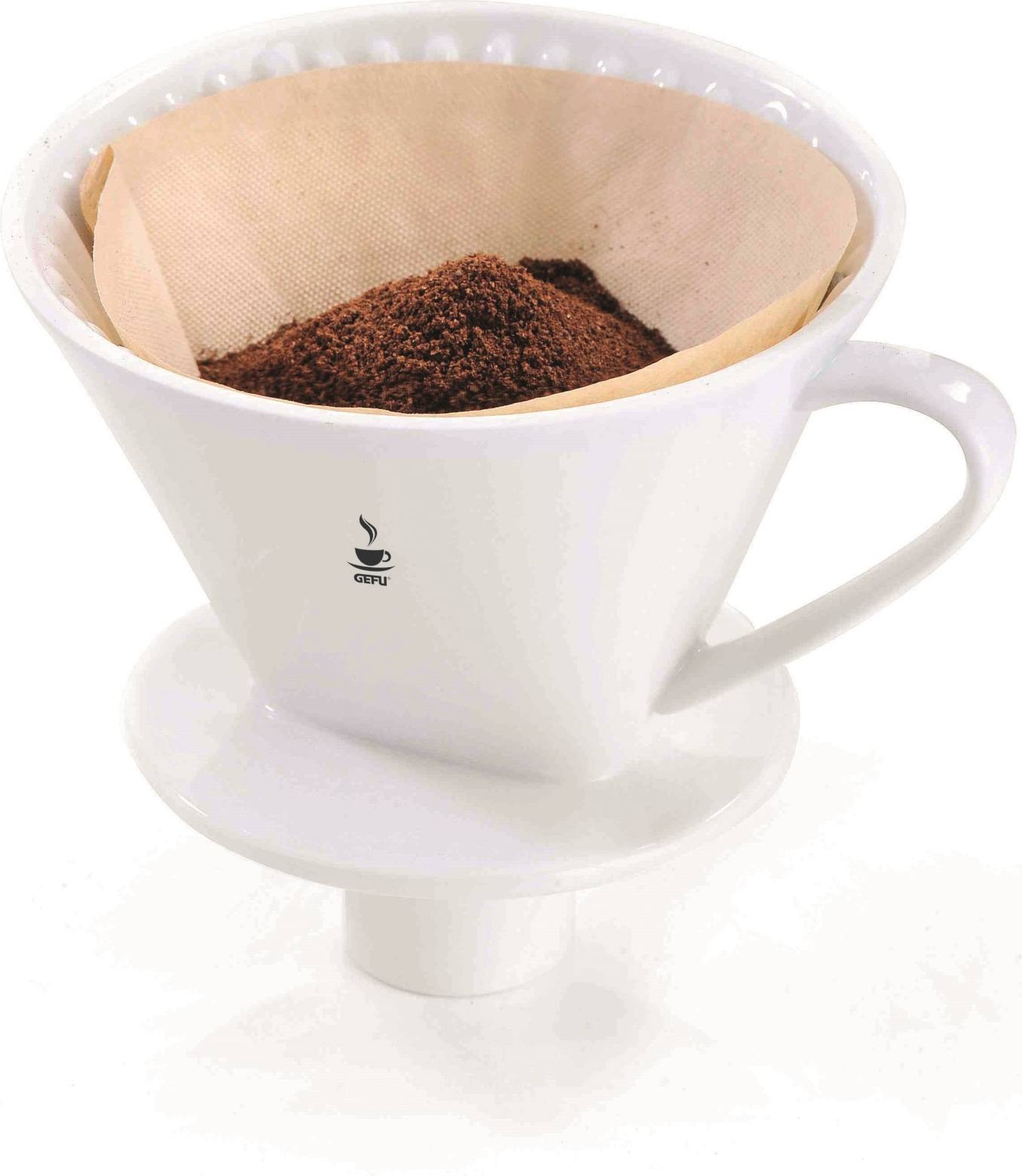 Zaparzacz do kawy Sandro porcelanowy na filtry w rozmiarze 4