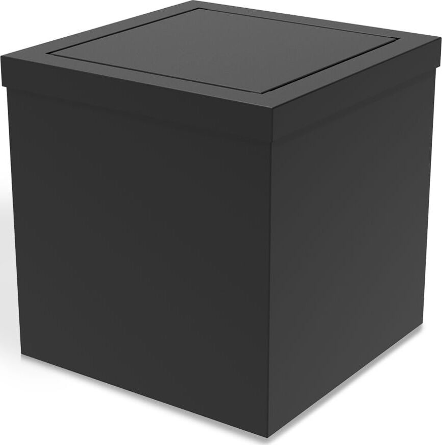 Kosz na śmieci łazienkowy Decor Walther 20 cm czarny mat