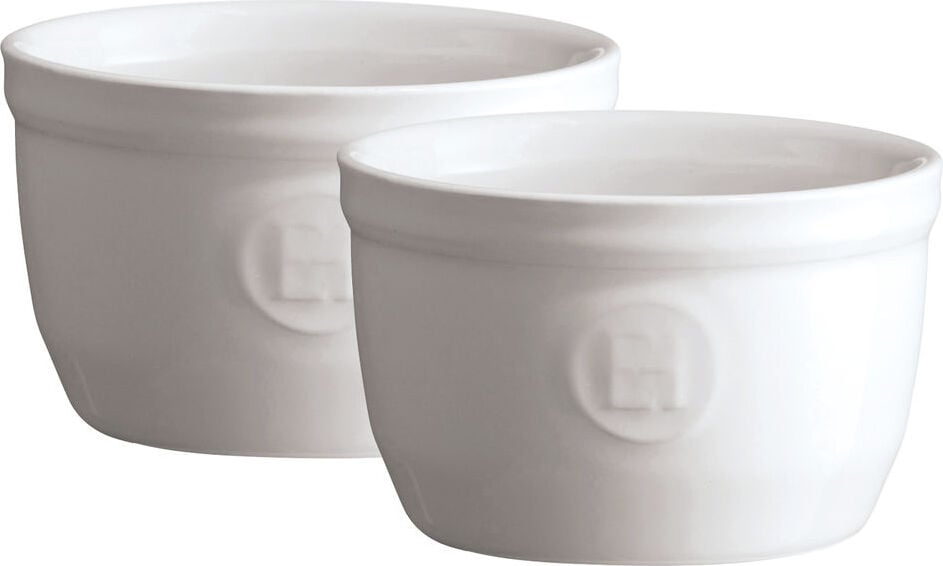 Kokilki Emile Henry 9 cm białe 2 szt.