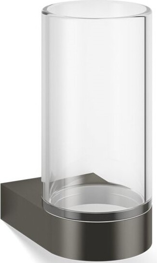 Kubek na szczoteczki do zębów Century ciemny metal mat ścienny