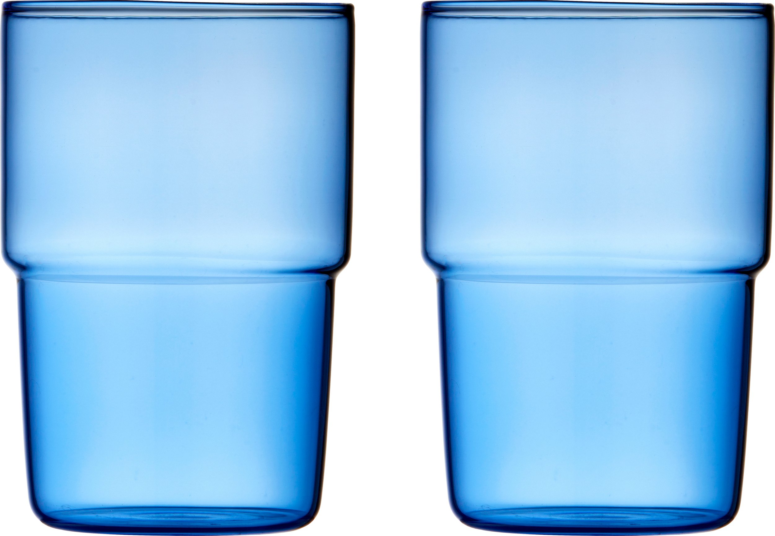 Szklanki Torino 400 ml niebieskie 2 szt.