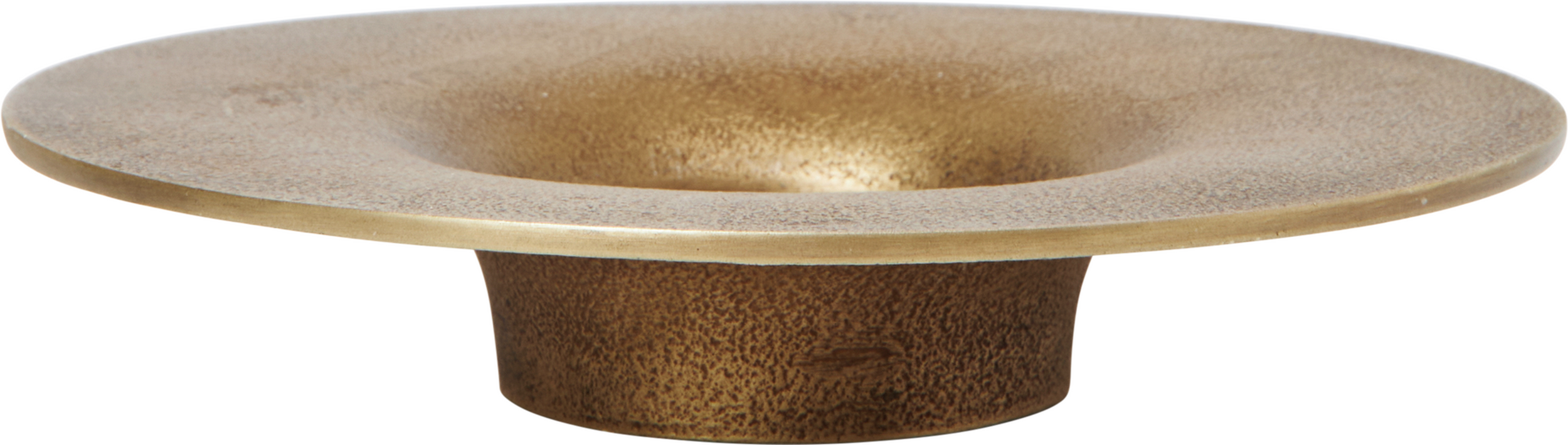 Świecznik Soothe Block mosiądz