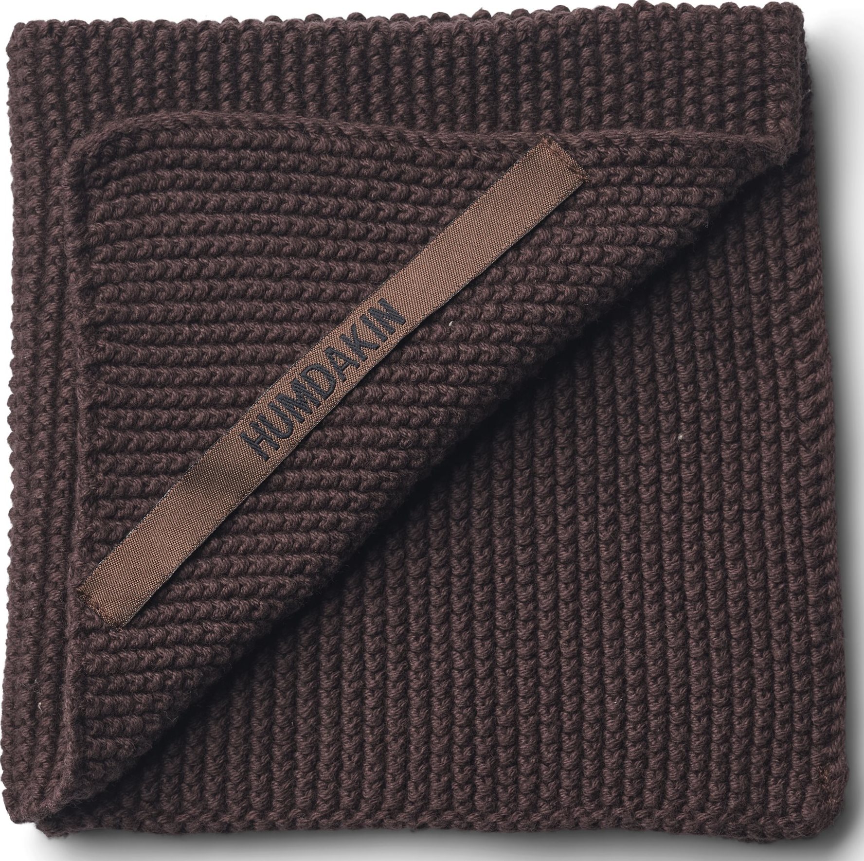 Ściereczka do naczyń Humdakin Knitted 28 x 28 cm kakaowa