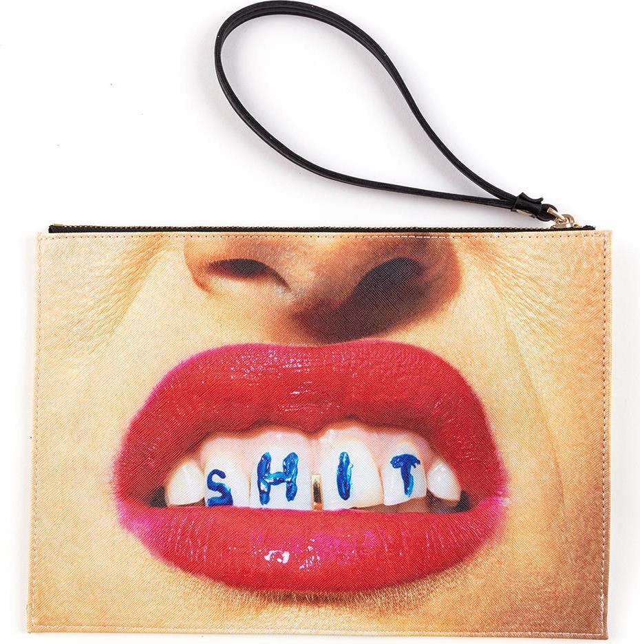 Torebka Toiletpaper Shit płaska 28 cm z uchwytem