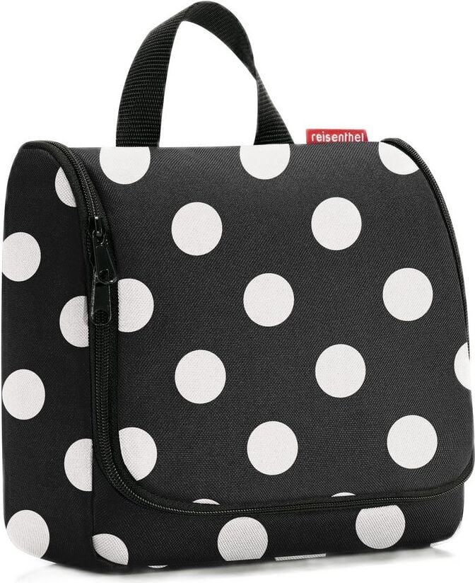 Kosmetyczka Toiletbag w białe grochy