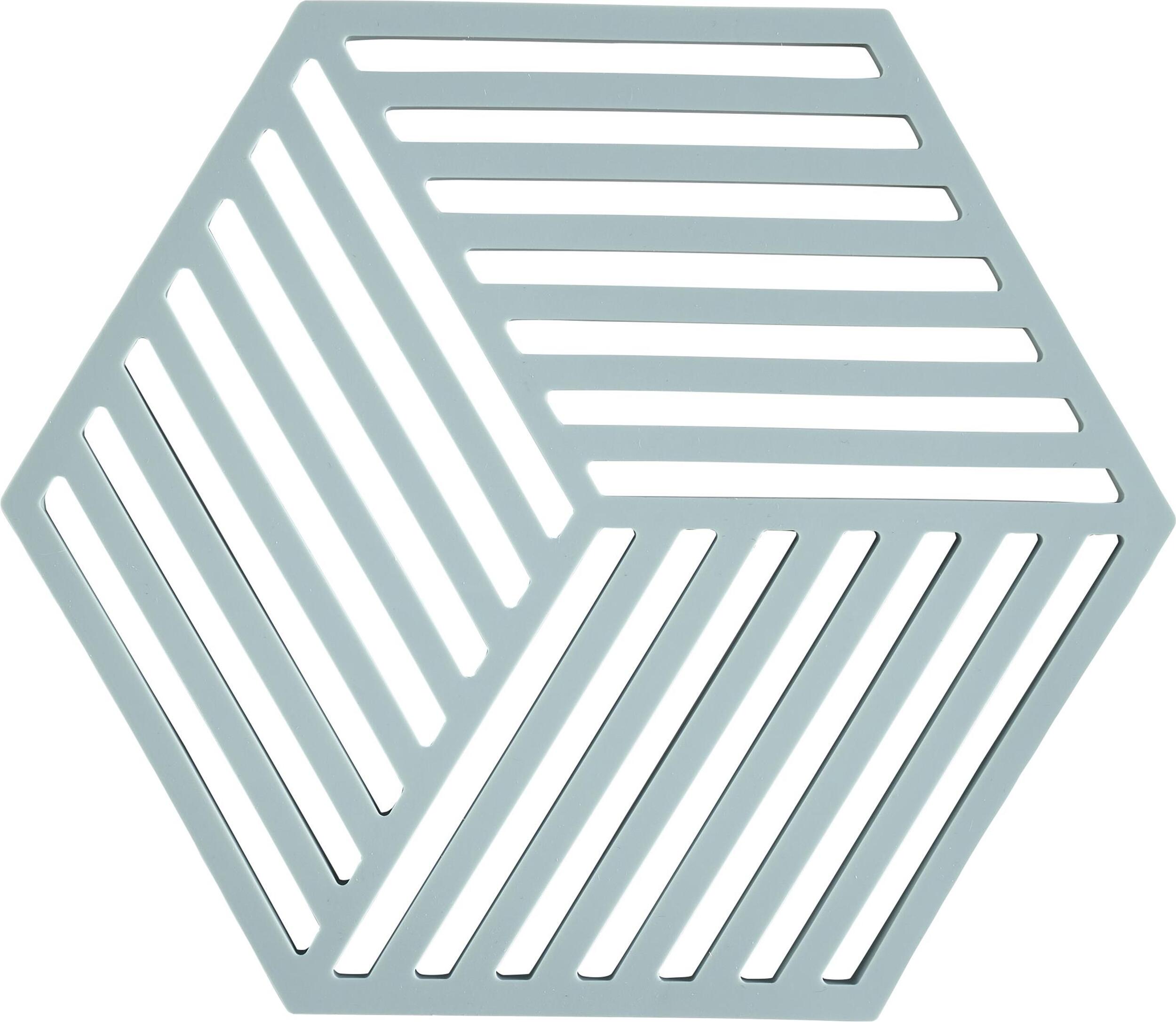 Podstawka pod gorące naczynia Hexagon pastelowa niebieska