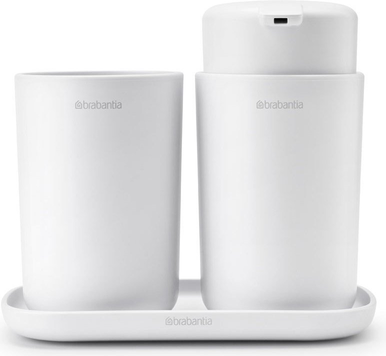 Akcesoria łazienkowe ReNew białe 3 el.