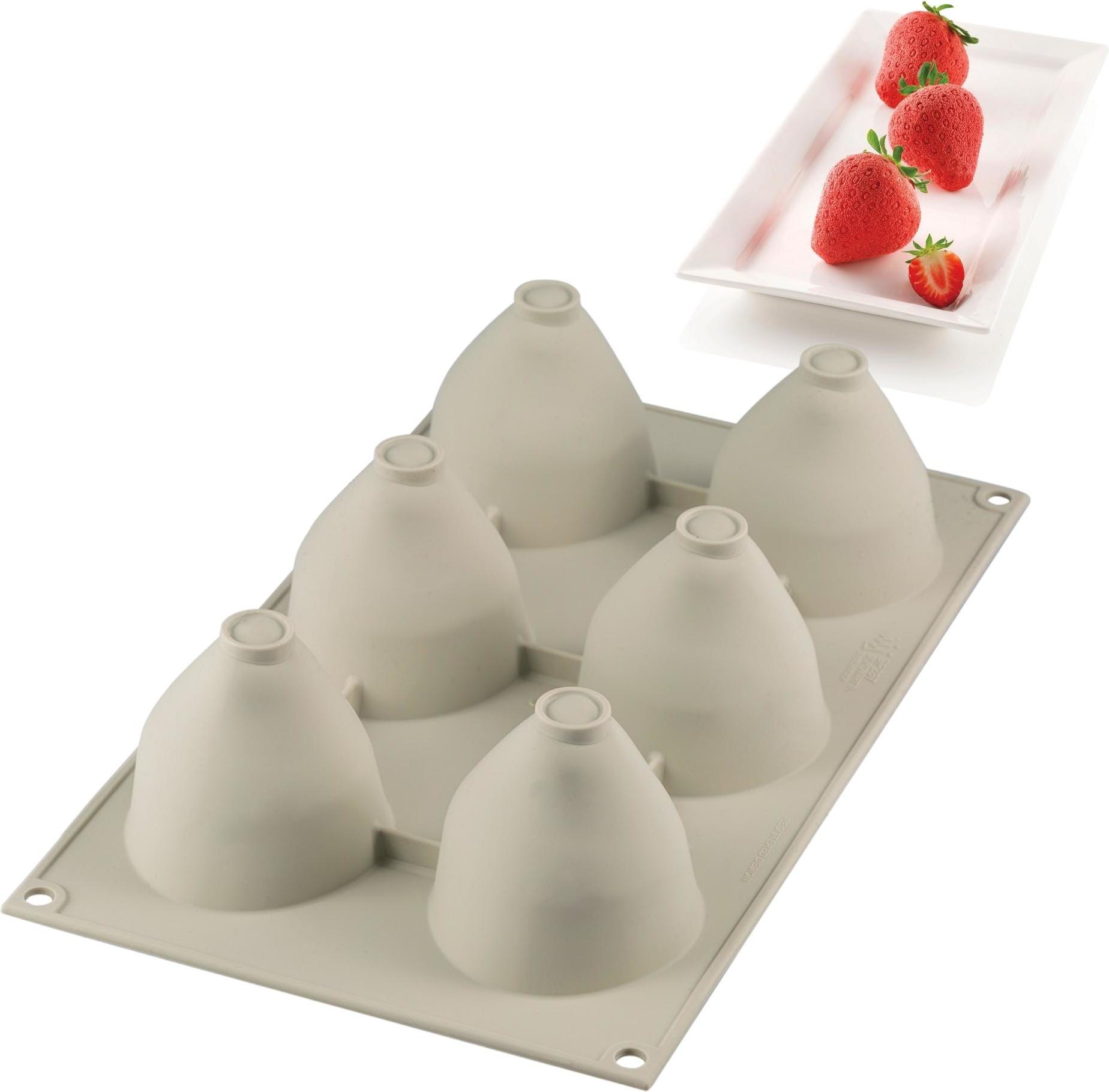 Forma do ciastek Fragole e Panna silikonowa