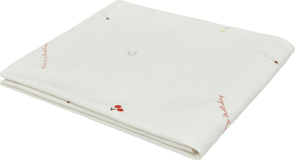 Obrus Birthday 160 x 160 cm biały