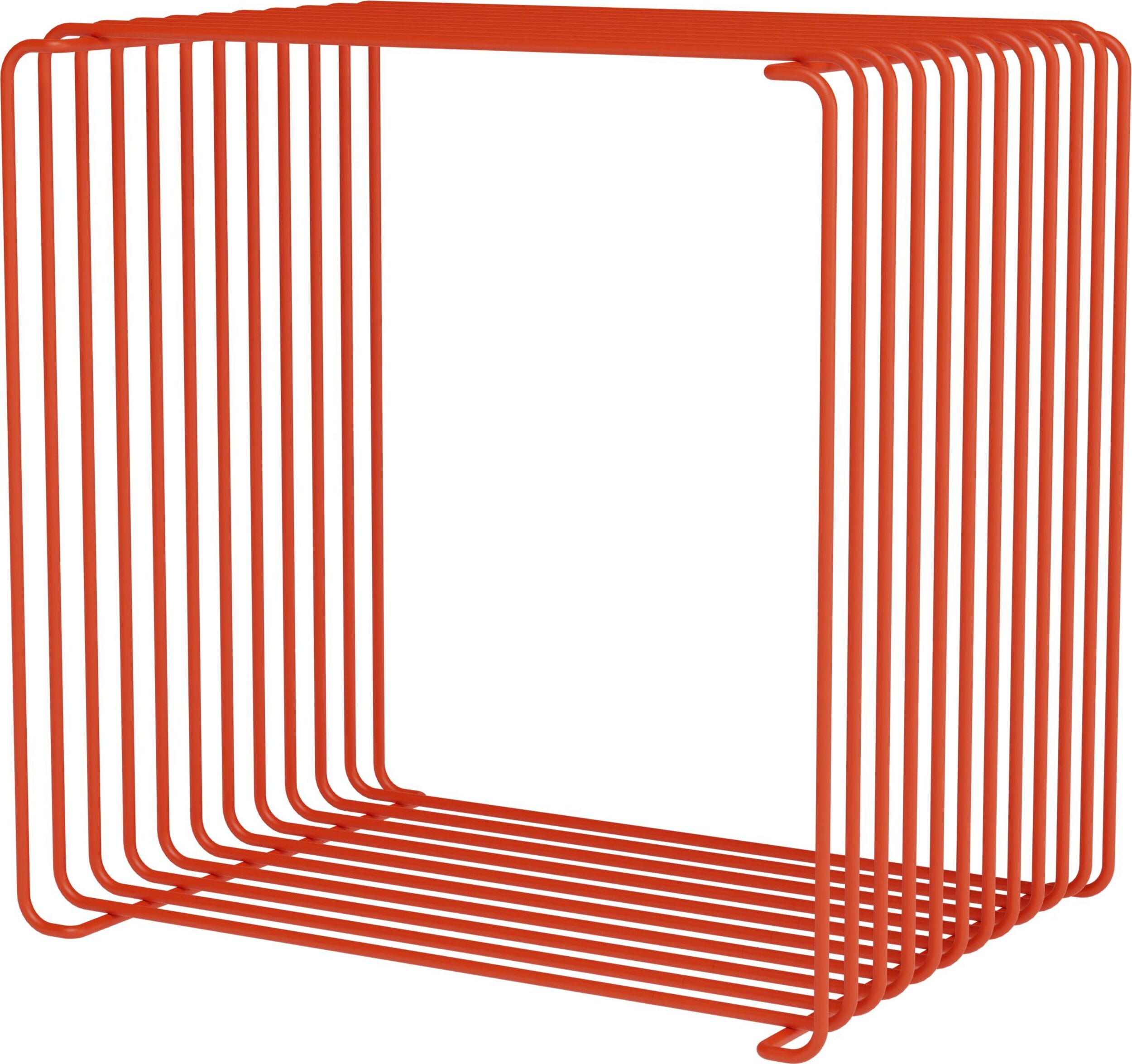 System modułowy Panton Wire 34,8 x 25,7 x 34,8 cm czerwony