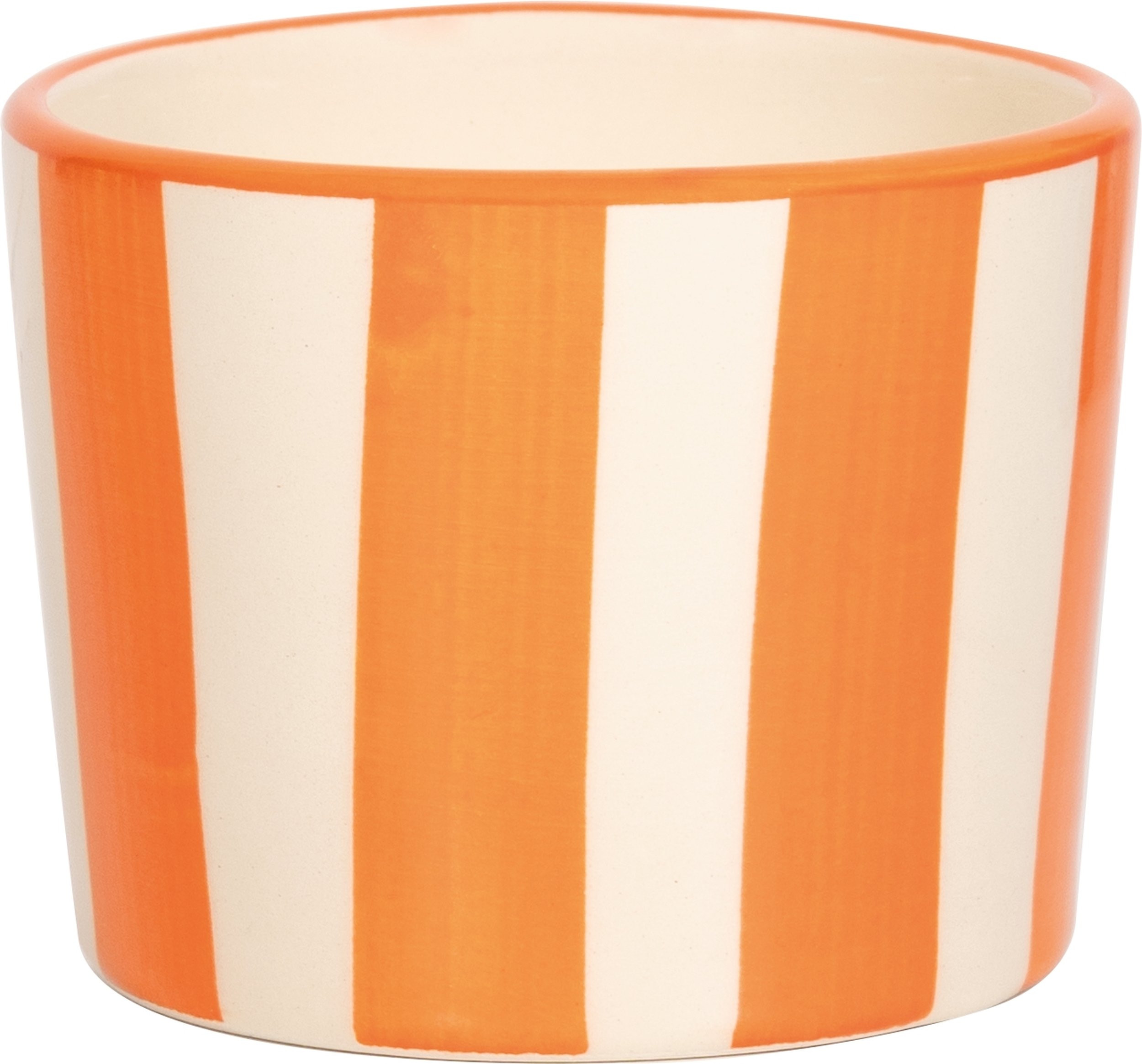 Kubek Lido Righe w paski 230 ml pomarańczowy