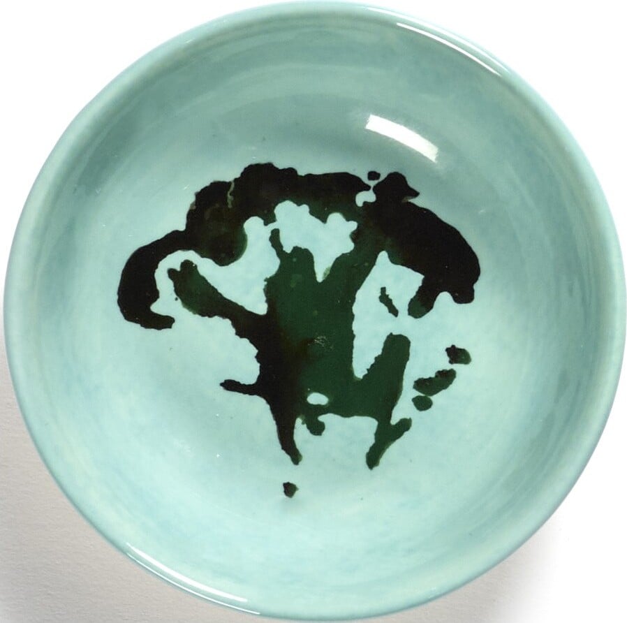 Miseczki na przekąski Feast 7,5 cm jasnoniebiesko-zielone 8 szt.