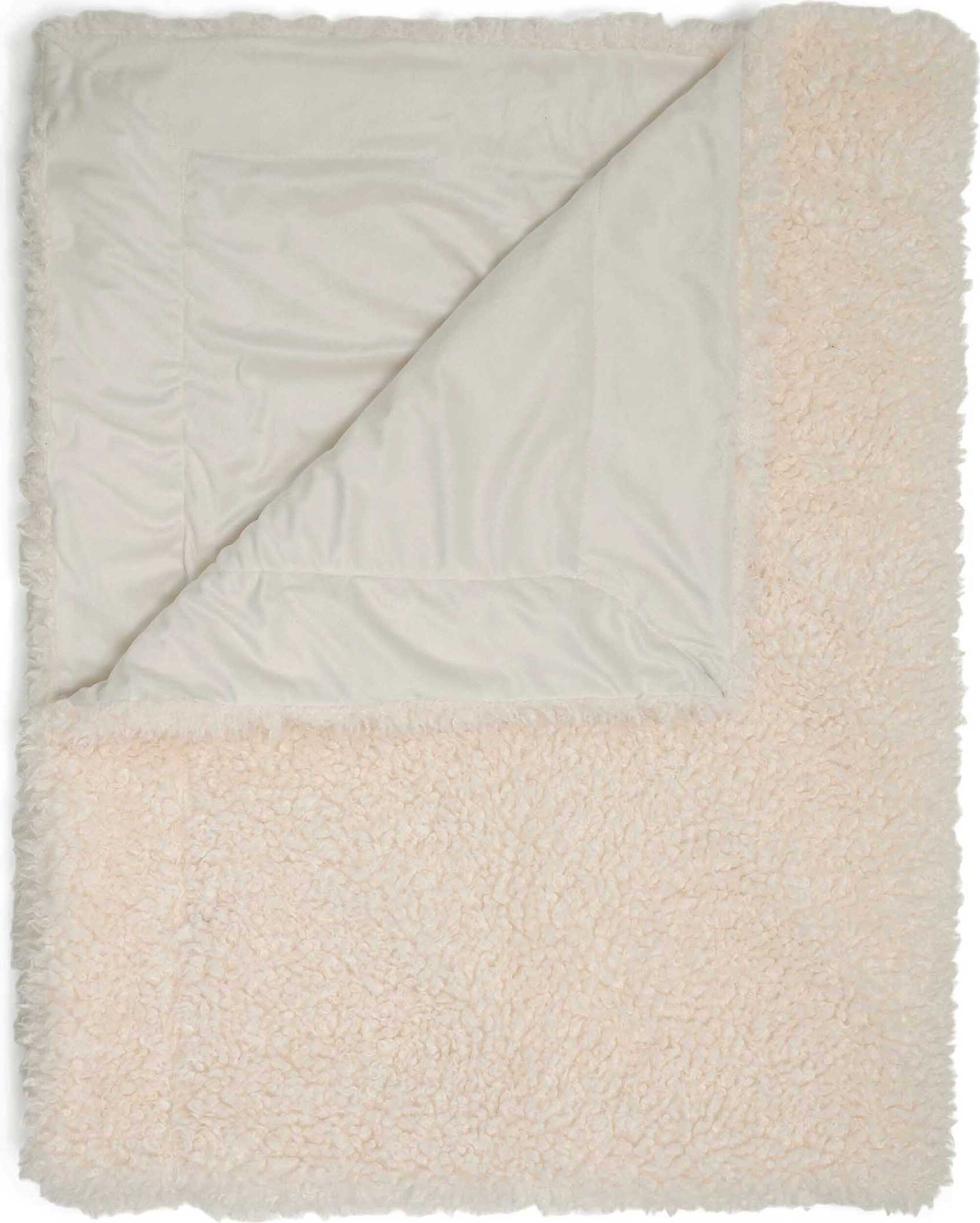 Koc futrzany Shelley 150 x 200 cm beżowy