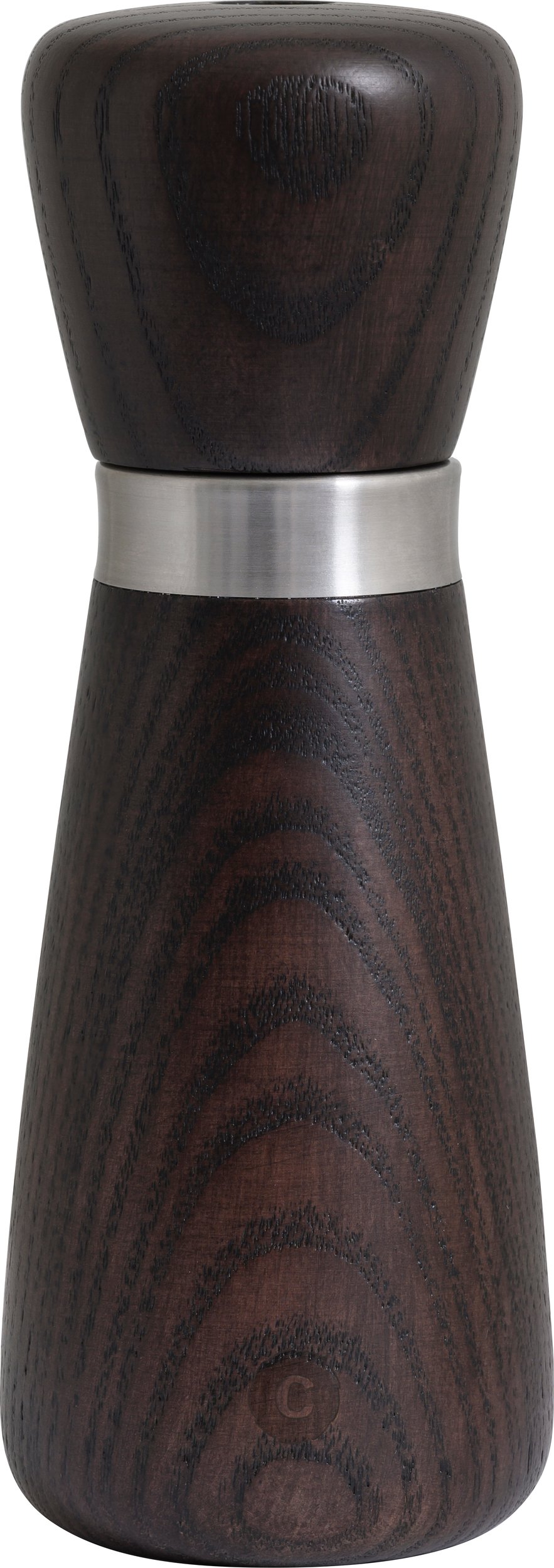 Młynek do soli lub pieprzu Kyoto 17 cm brązowy drewno jesionowe