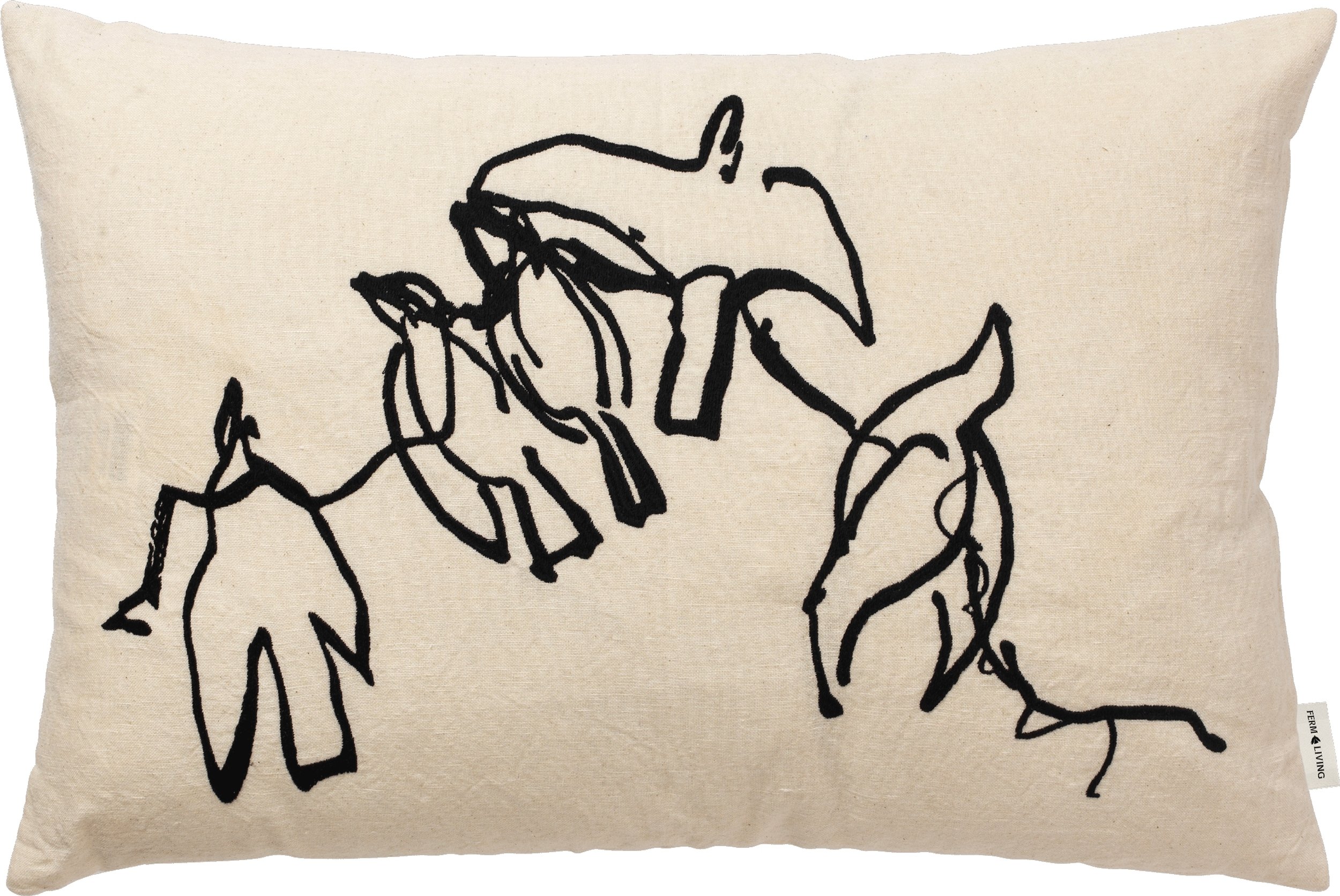 Poduszka dekoracyjna Vuelo 60 x 40 cm kremowa