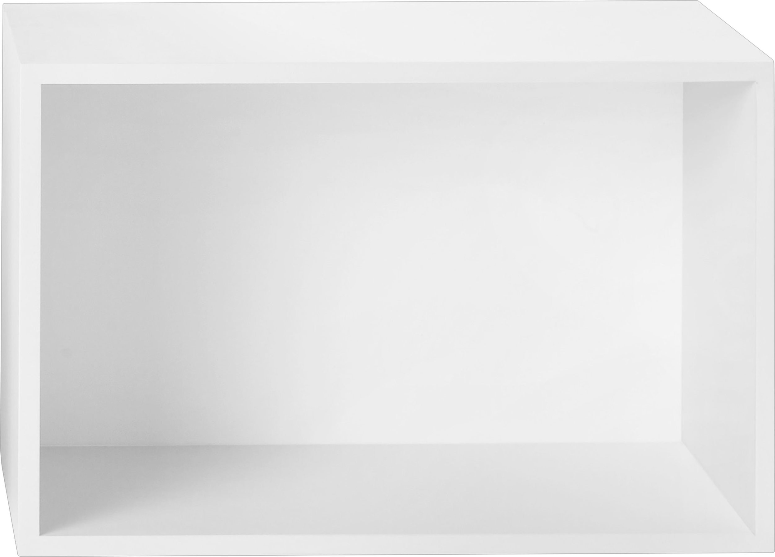 Półka modułowa Stacked L biała