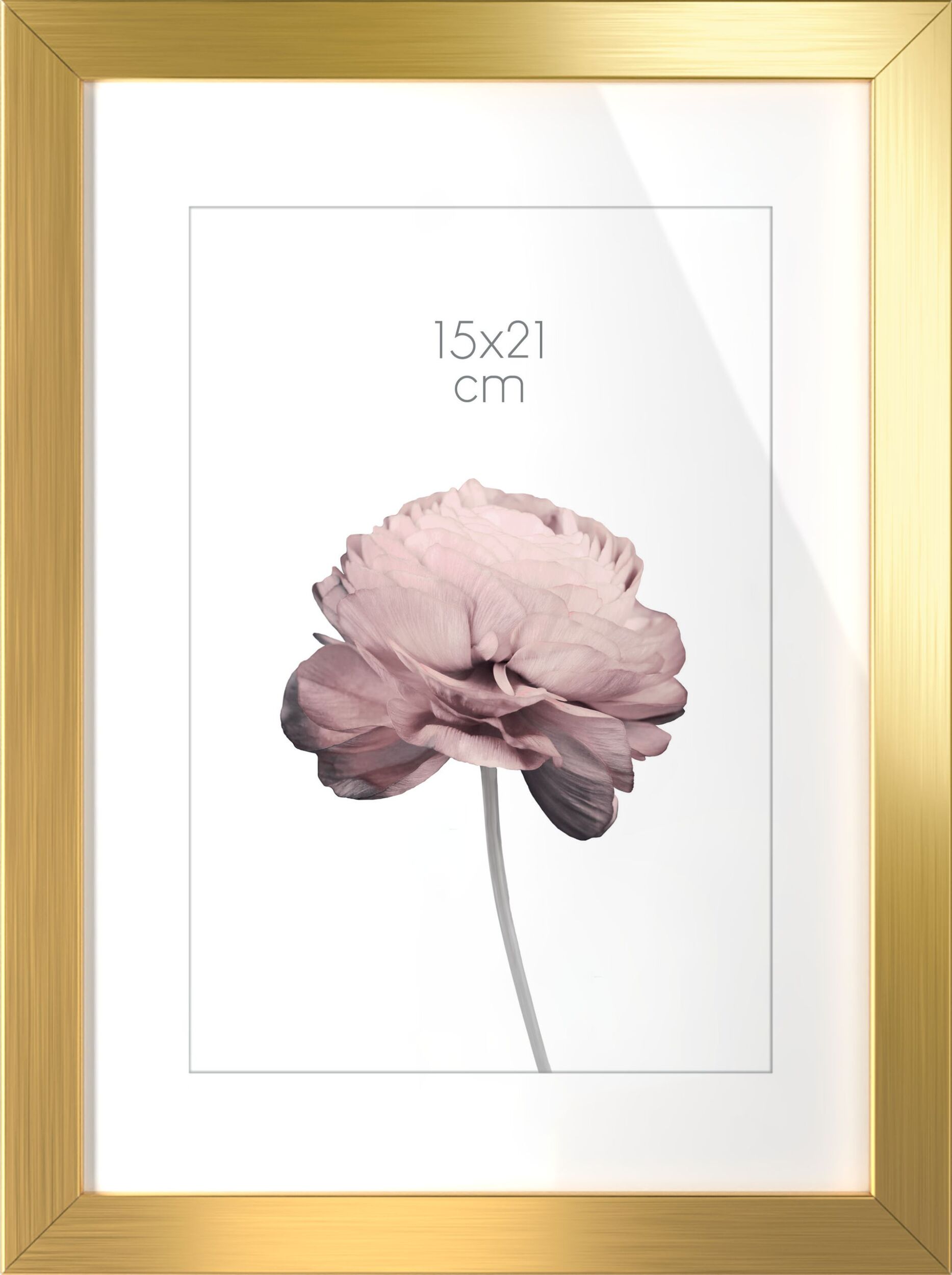 Ramka na zdjęcia Prague 15 x 21 cm złota lśniąca