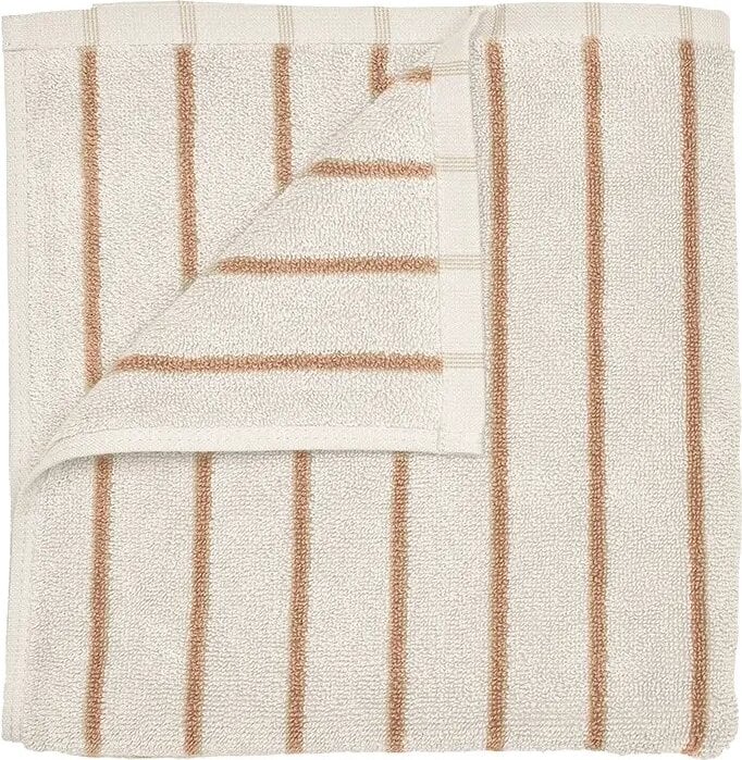 Ręczniki Arto w cienkie paski 30 x 50 cm amber brown 2 szt.