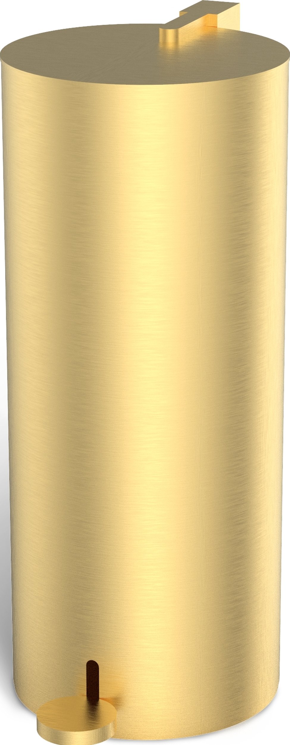 Kosz łazienkowy na śmieci Mikado 34,5 cm złoty mat z powłoką PVD