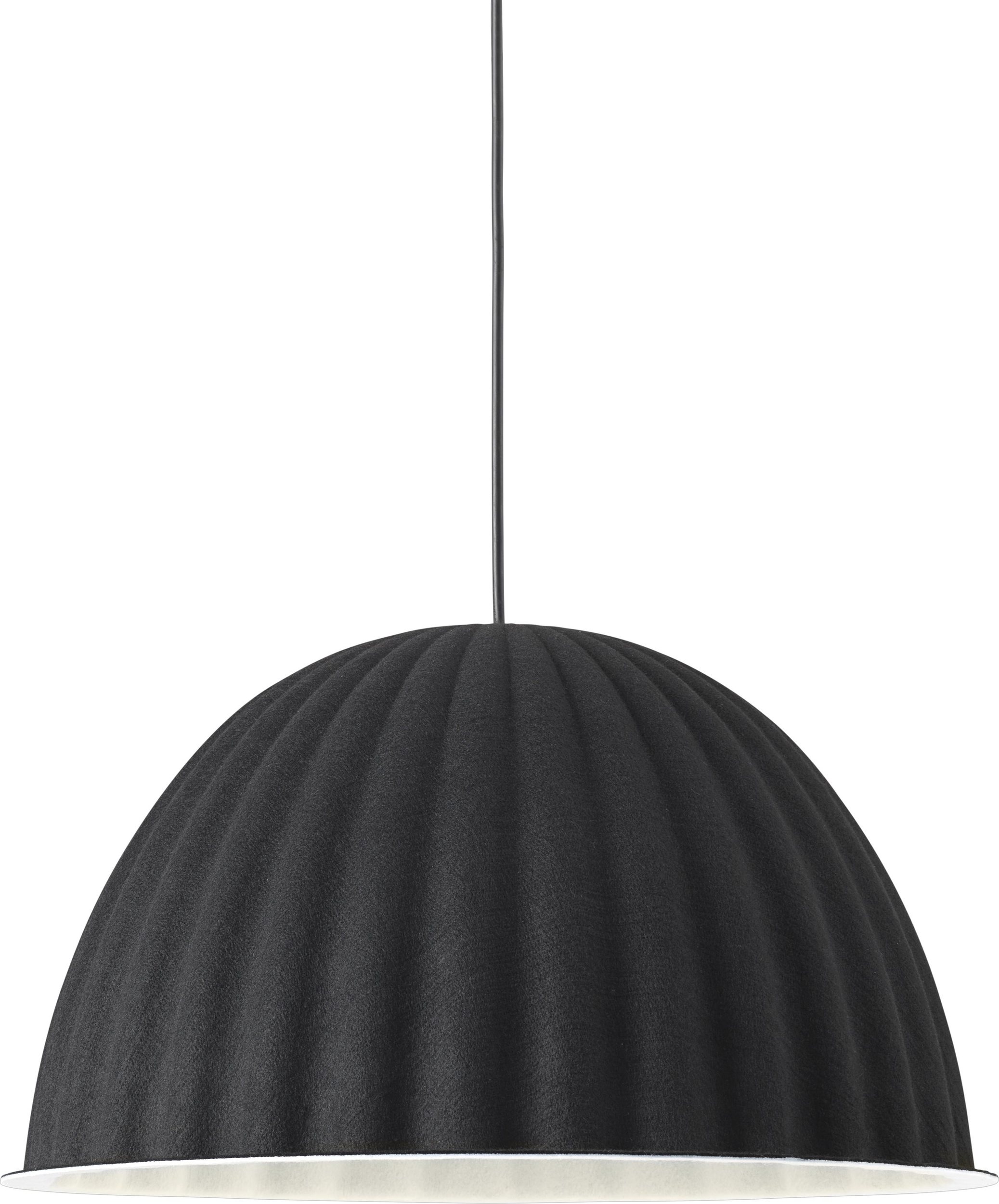 Lampa wisząca Under The Bell 55 cm czarna