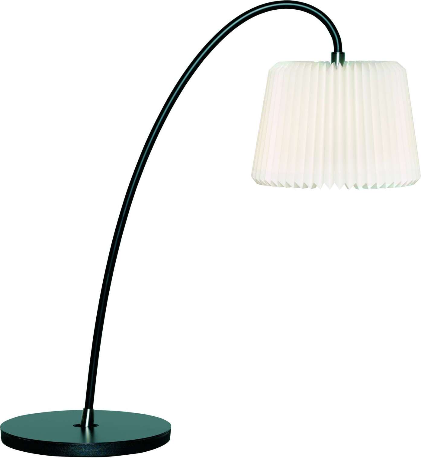 Lampa stołowa Snowdrop z foliowym kloszem