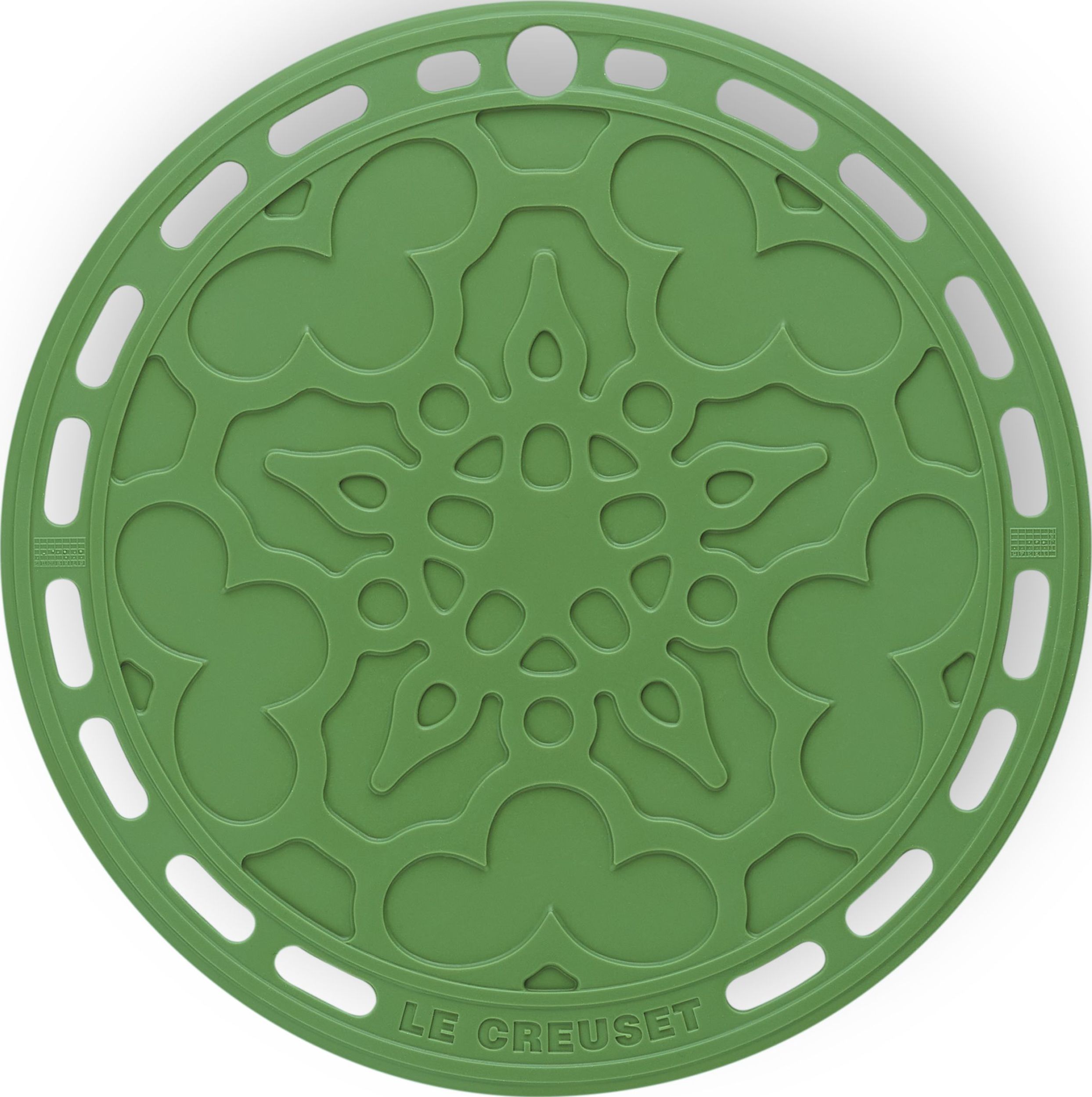 Podstawka pod gorące naczynia Le Creuset z wzorem 20 cm zieleń bambusowa