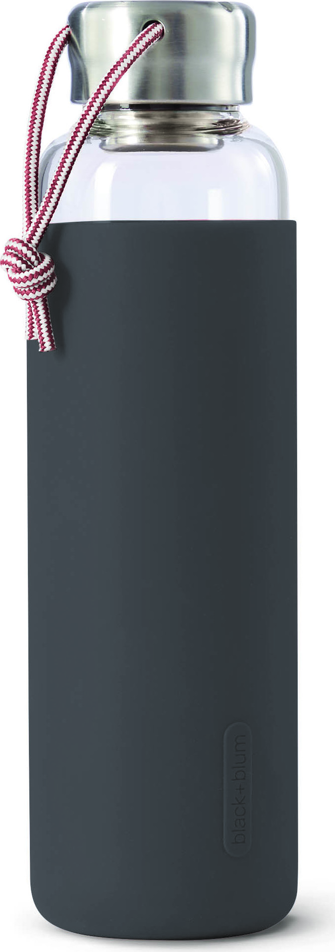 Butelka na wodę Black+Blum 0,6 l grafitowa szklana