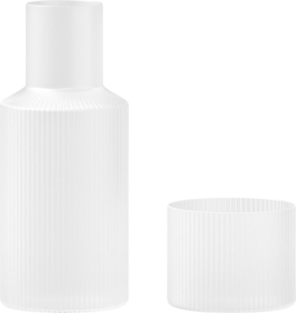 Karafka Ripple oszroniona ze szklanką 2 el.