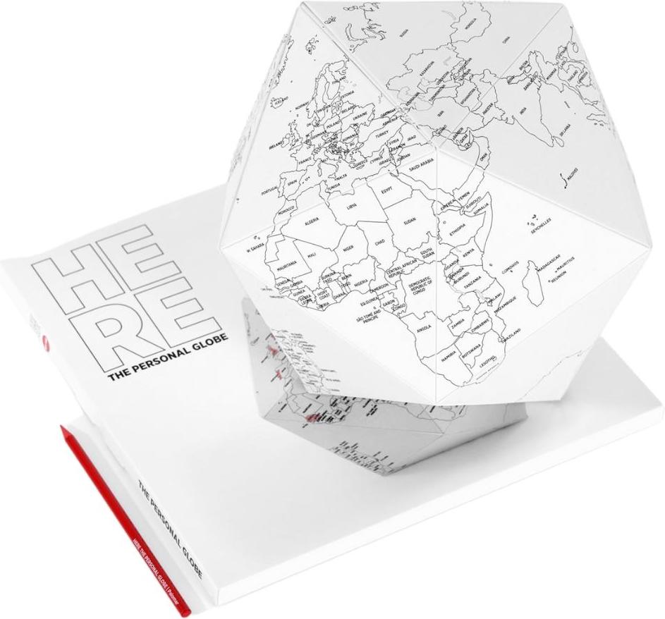 Dekoracja globus origami Here by Me M