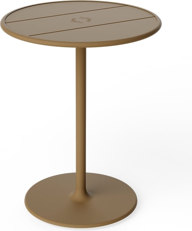 Stolik ogrodowy Fred's okrągły brązowy