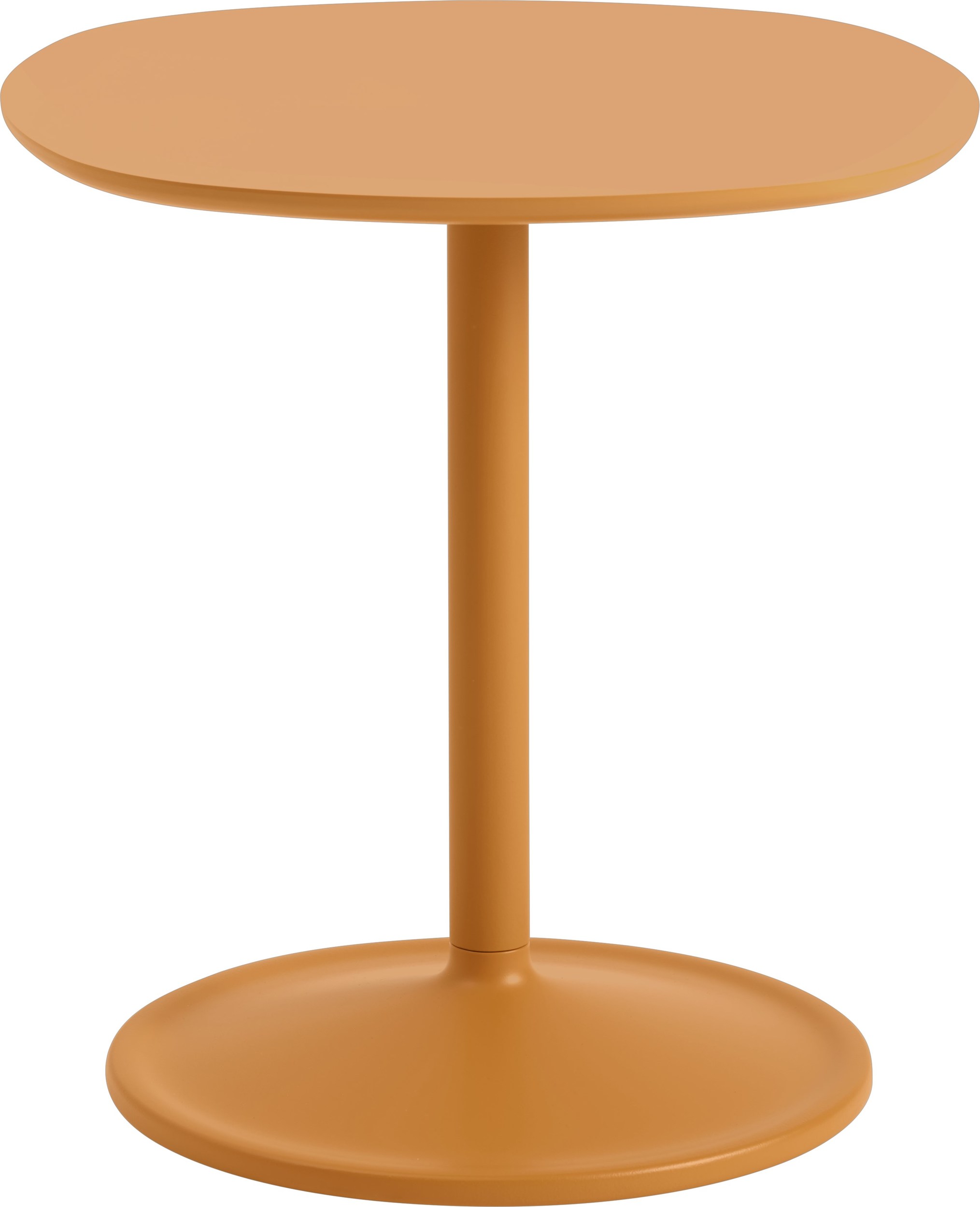 Stolik boczny Soft 45 x 48 cm pomarańczowy laminowany