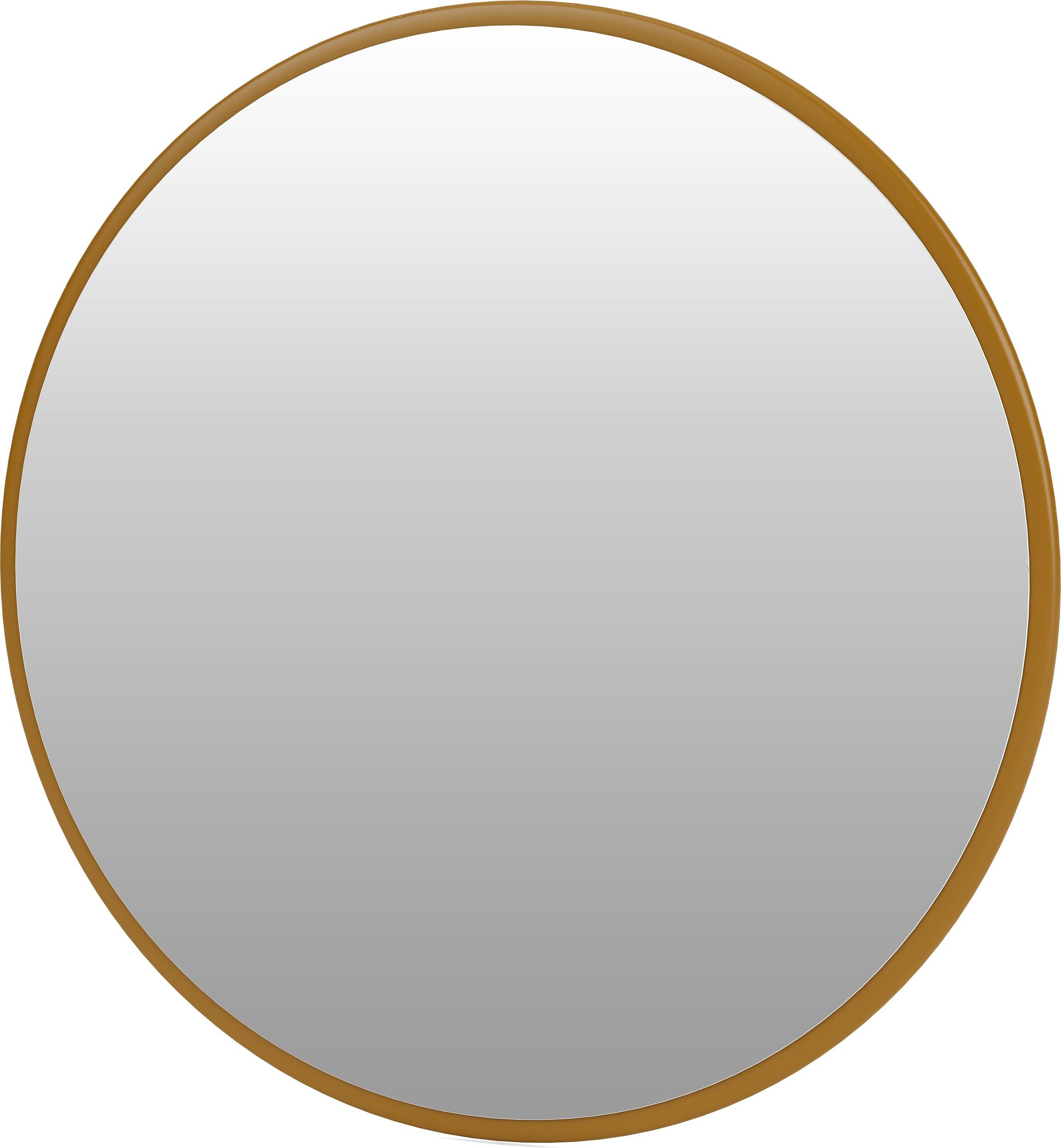 Lustro ścienne Montana Mini okrągłe bursztynowe