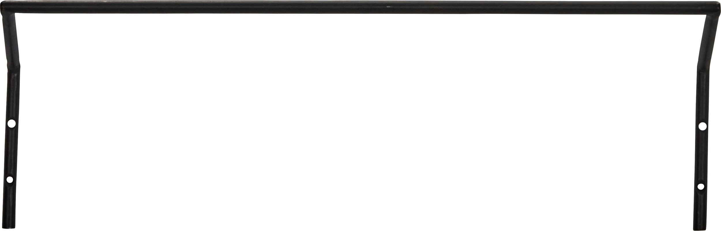 Wieszak ścienny Paro 50 cm czarny