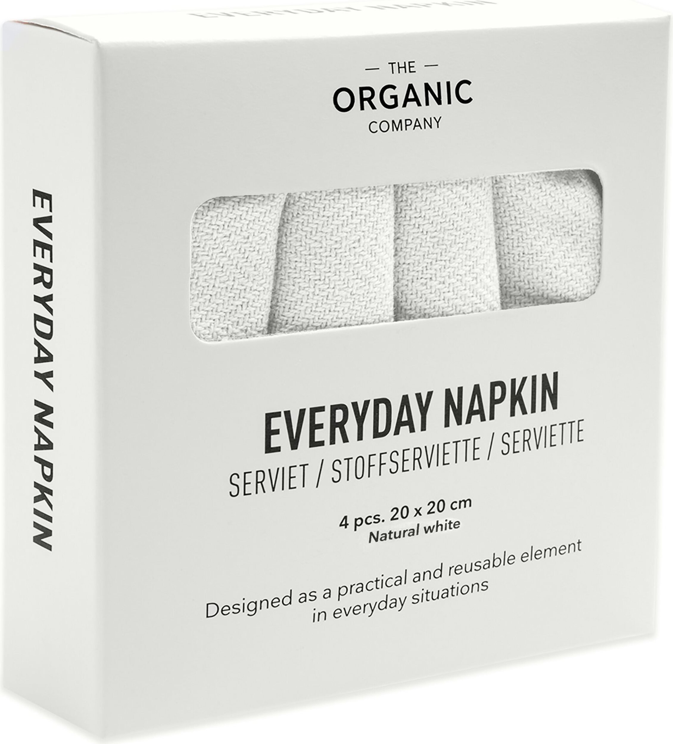 Serwetki Everyday 20 x 20 cm białe 4 szt.