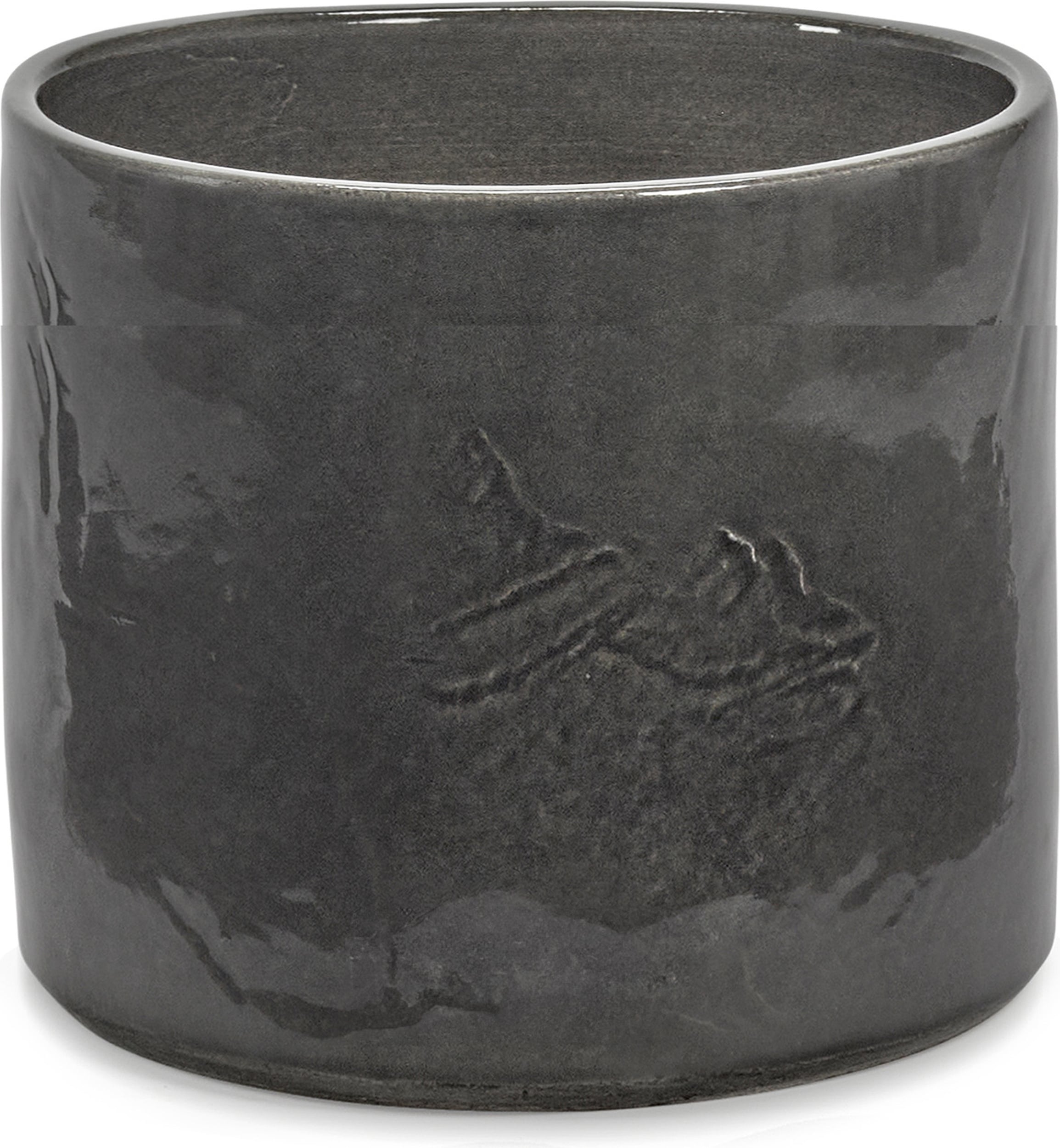 Osłonka na doniczkę Vaso 22 cm antracytowa