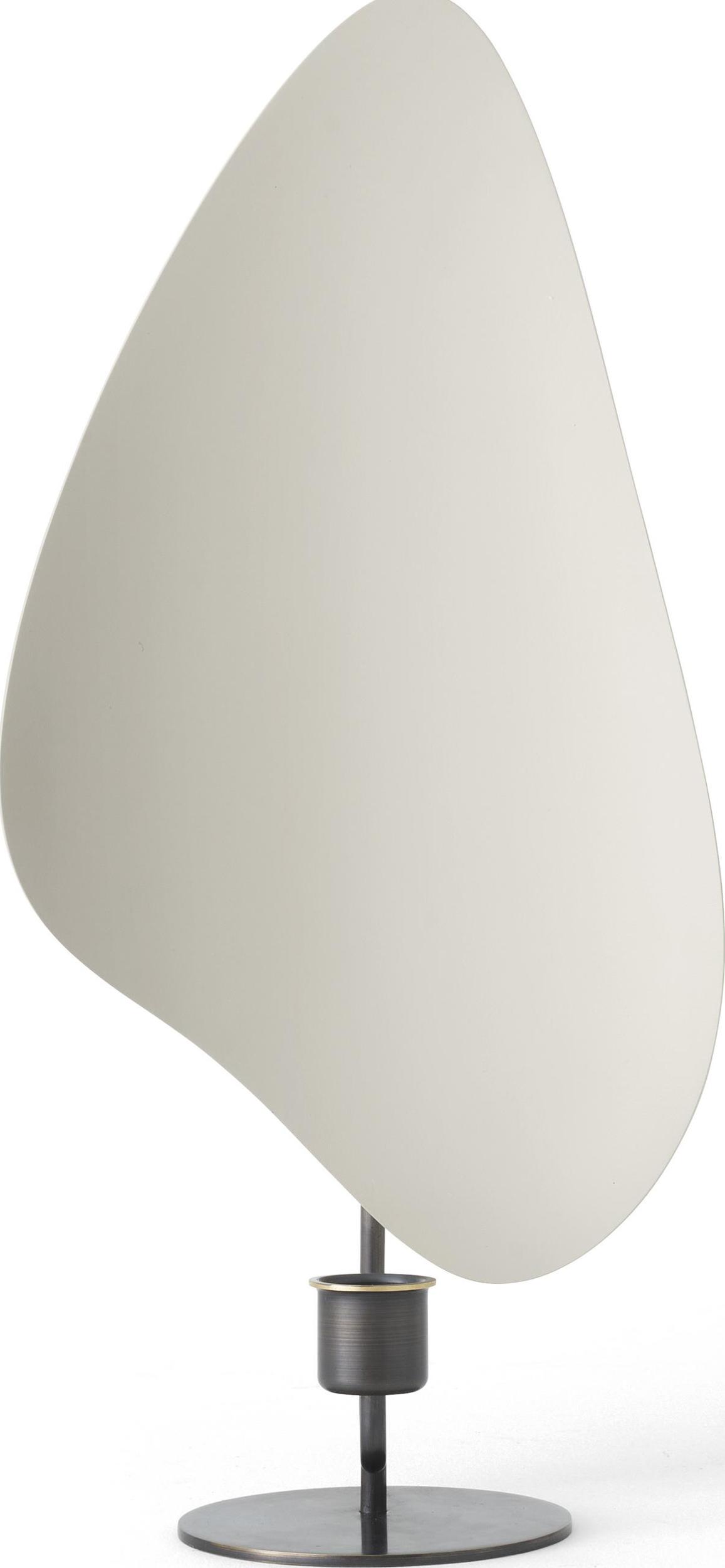 Świecznik na klasyczną świecę Flambeau 34 cm szary