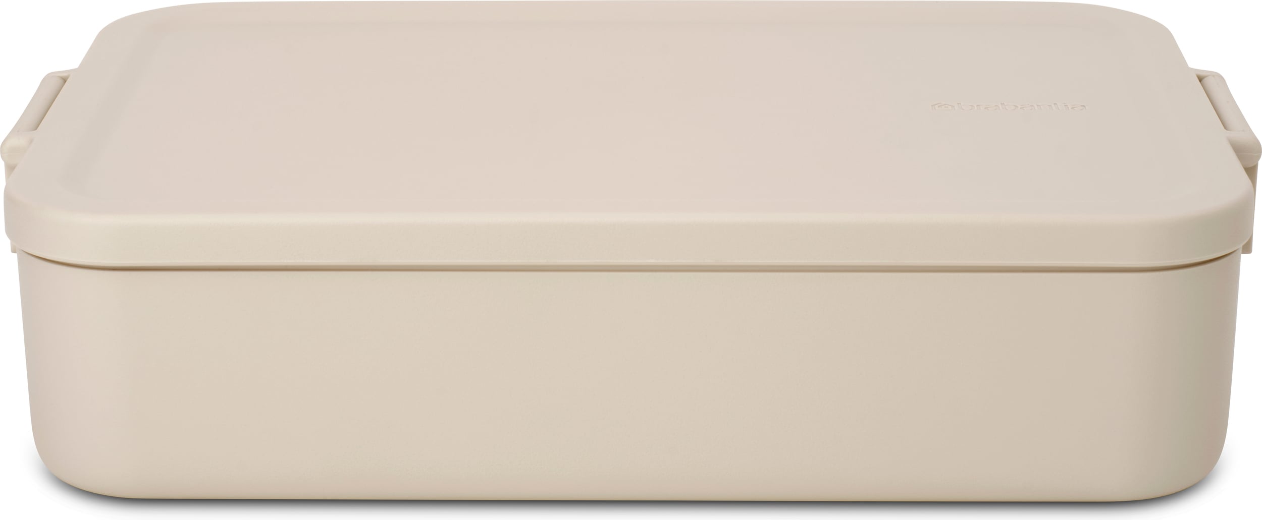 Pojemnik na lunch Make & Take L beżowy z przegródkami