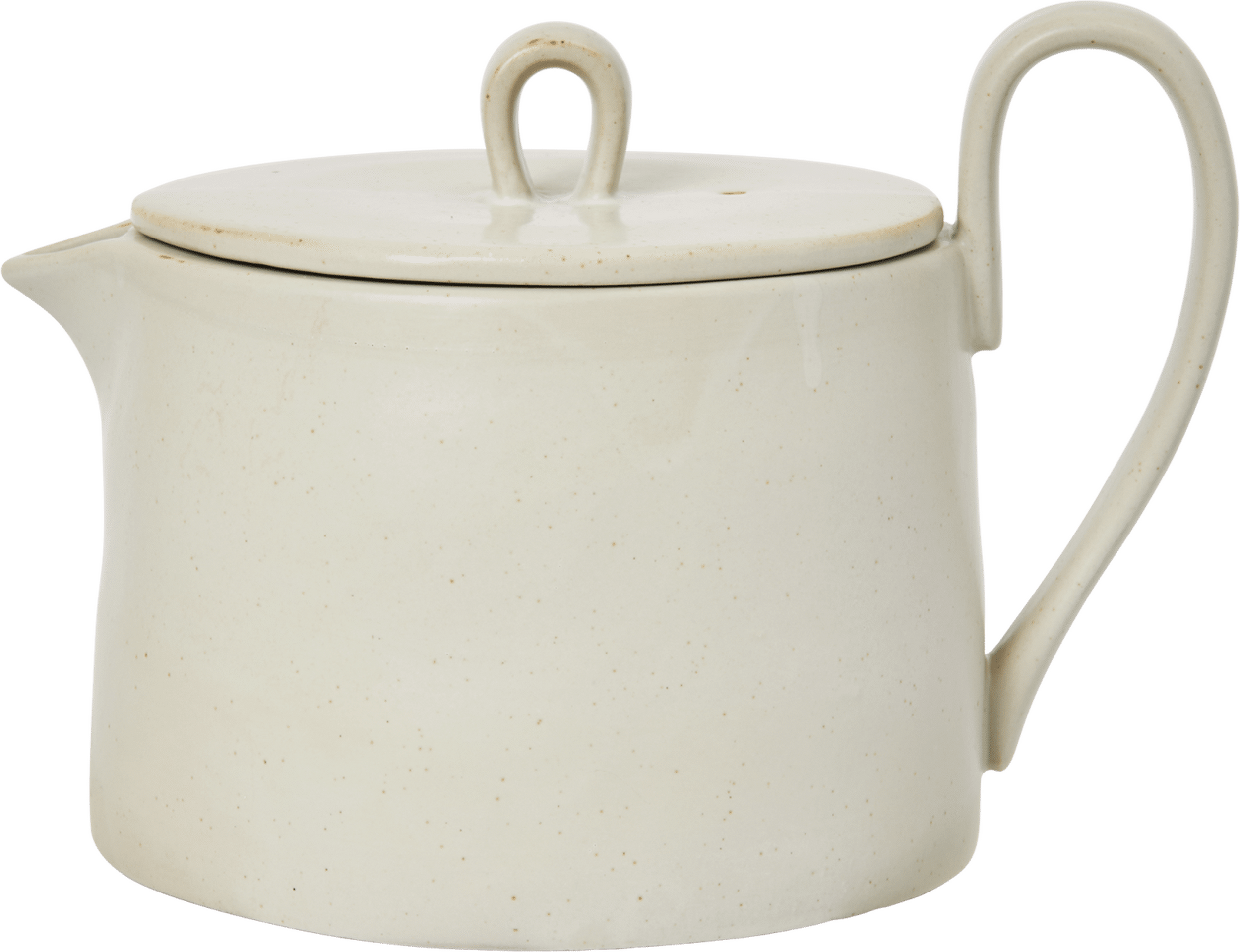 Dzbanek do herbaty Flow złamana biel