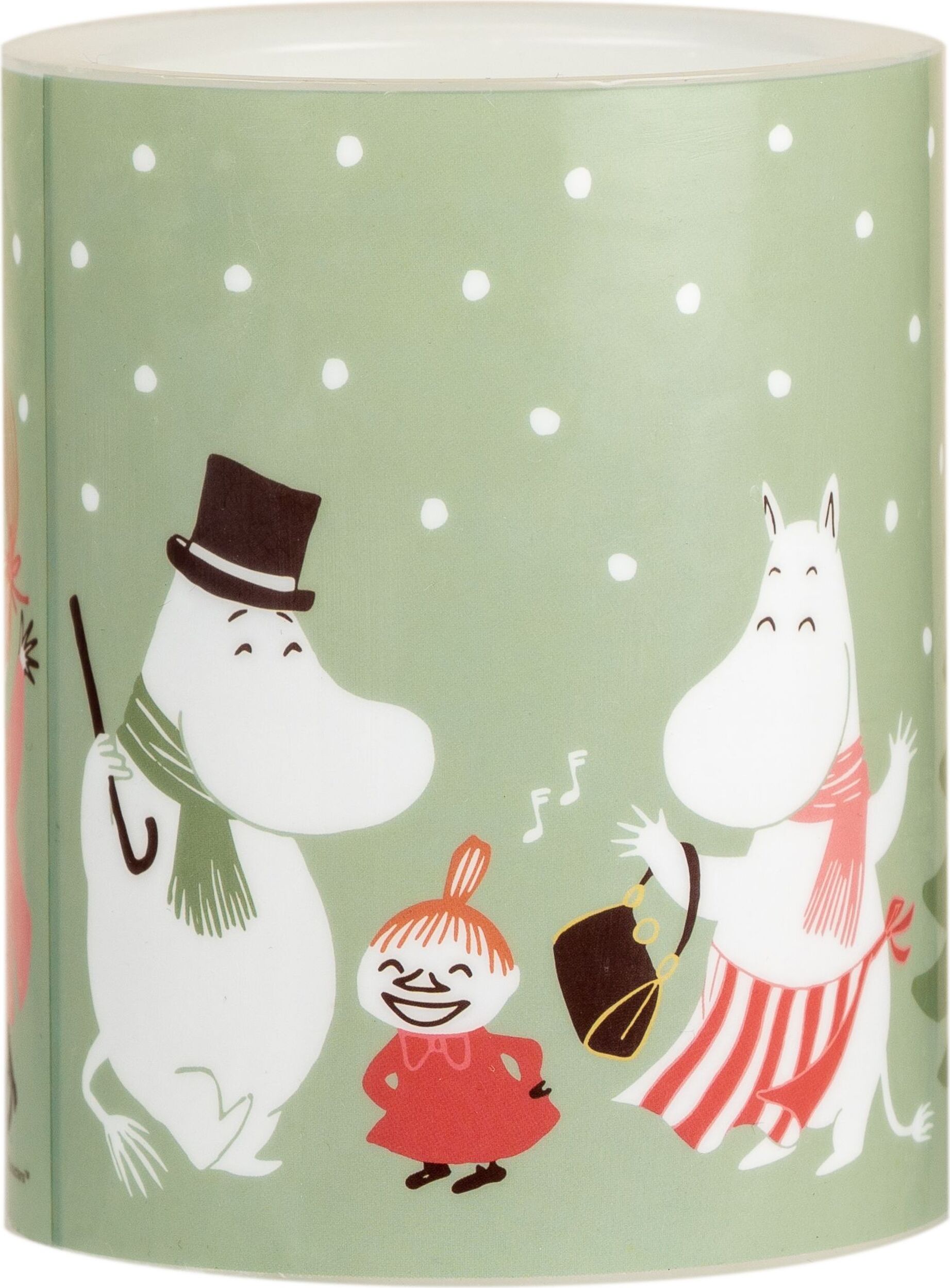 Świeca LED Muurla Muminki Festive Spirits 12,5 cm