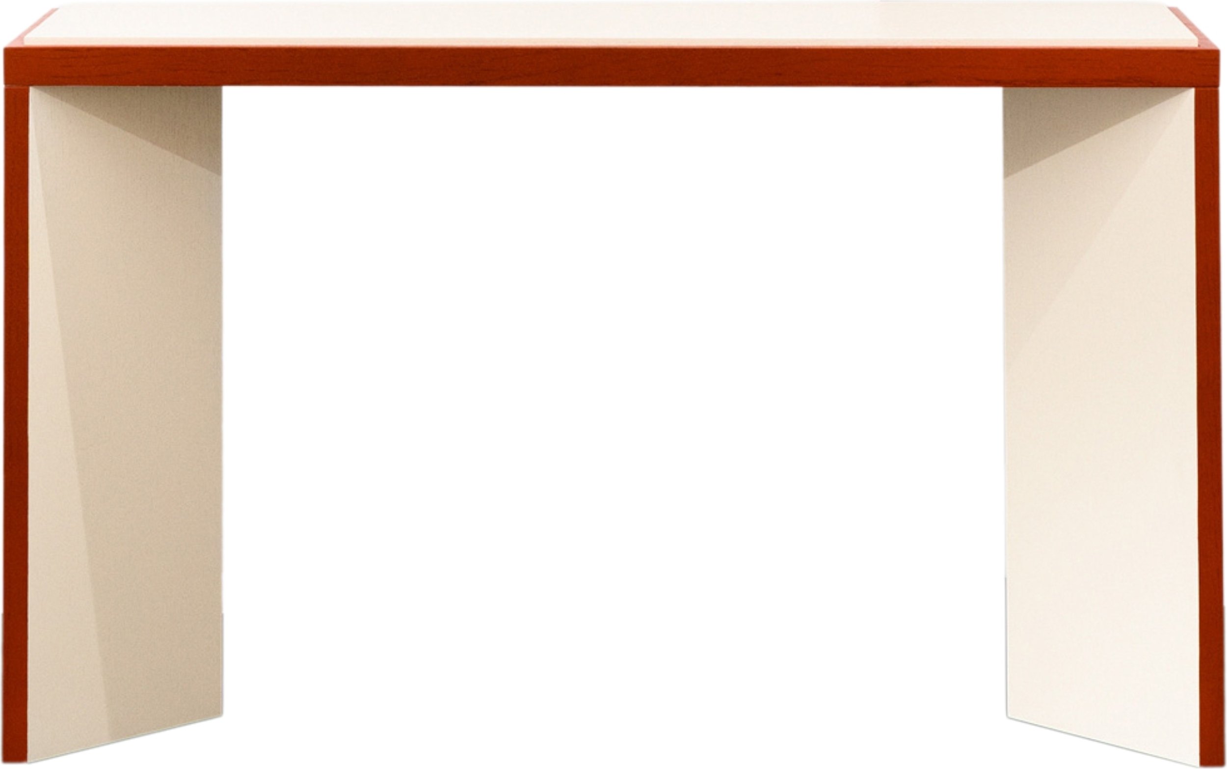 Konsola Kubé 130 cm beżowo-pomarańczowa