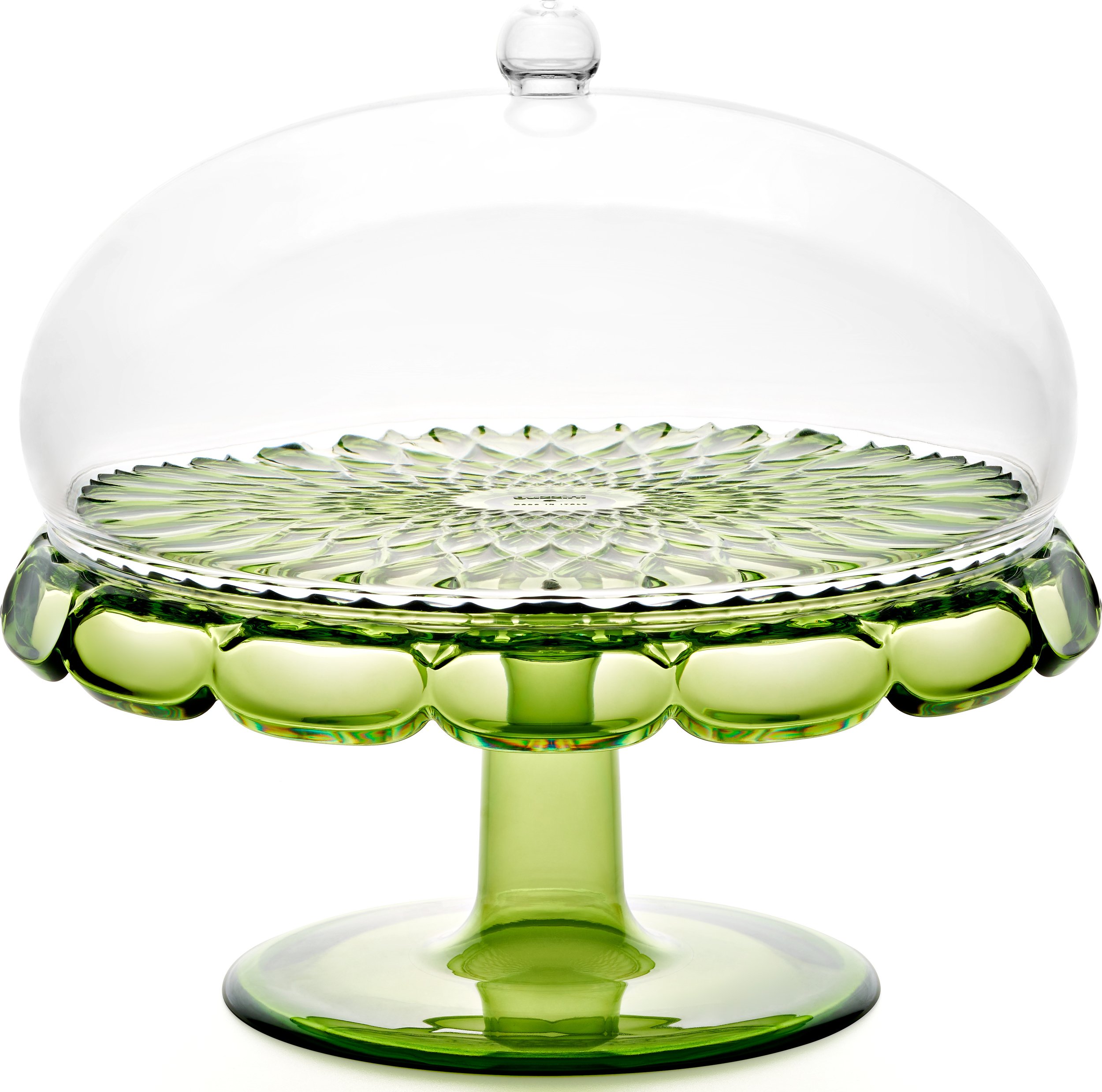 Patera na ciasto Vanity 27,7 cm zielona