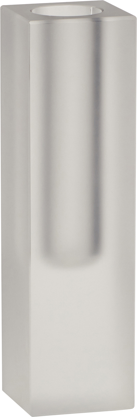 Wazon Hübsch prostokątny oszroniony szklany