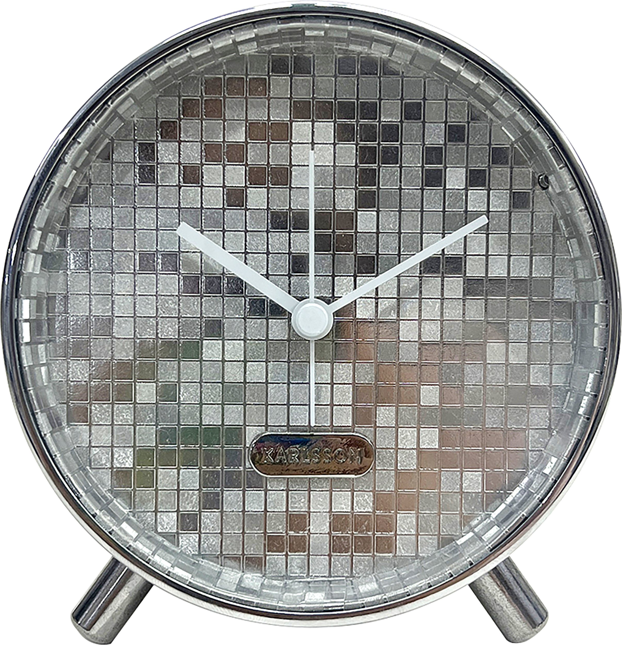 Budzik Bling Bling srebrny