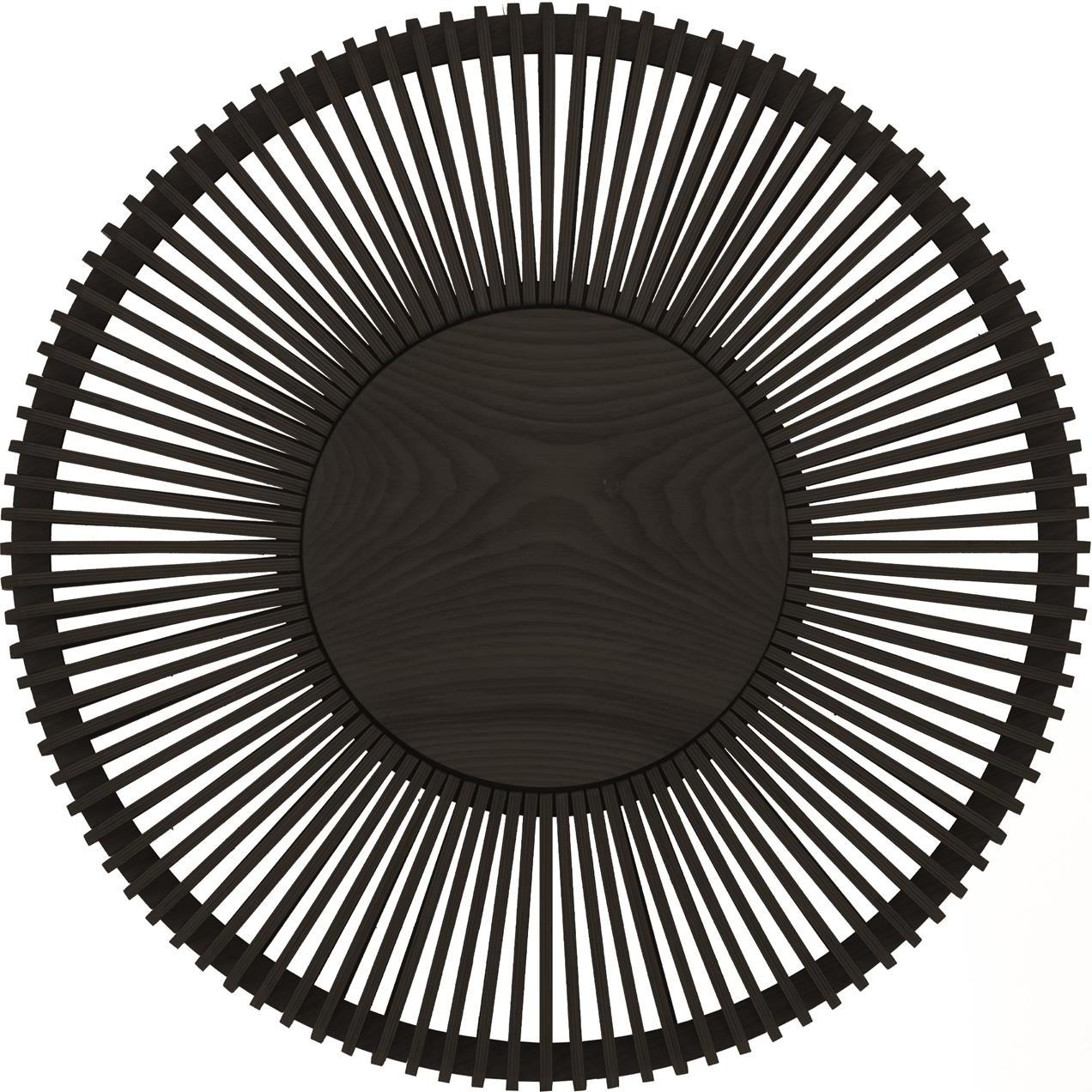 Kinkiet Clava Up 49 cm czarny dąb